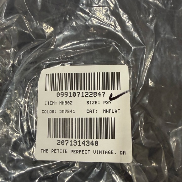 Madewell Petite Perfect Vintage Jean 27P Black High Rise Straight NWT - Picture 11 of 13